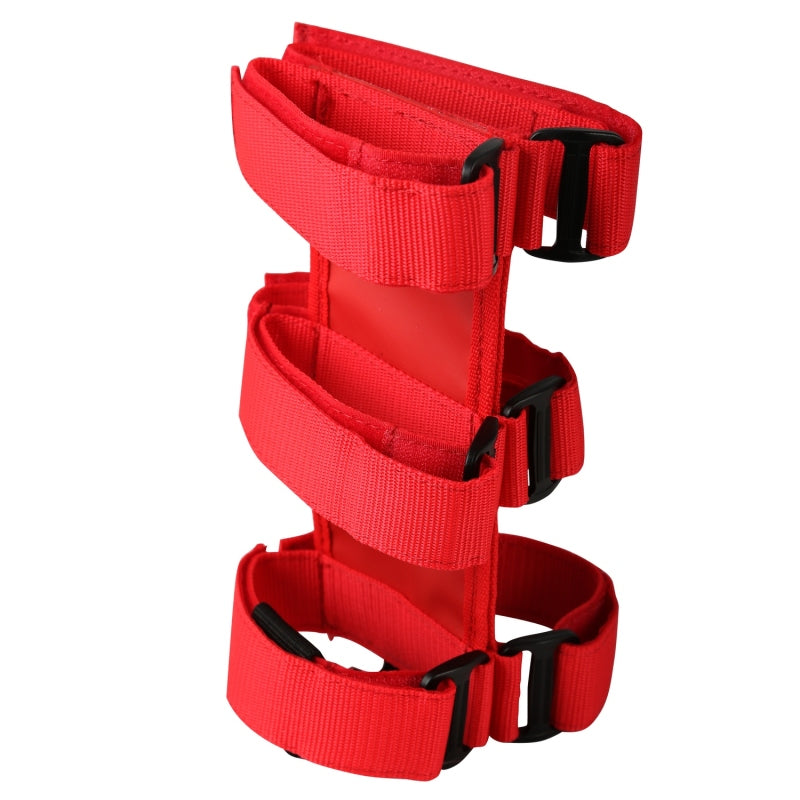 Load image into Gallery viewer, Rugged Ridge Sport Bar Fire Extinguisher Holder Red 55-19 CJ&amp;Wr
