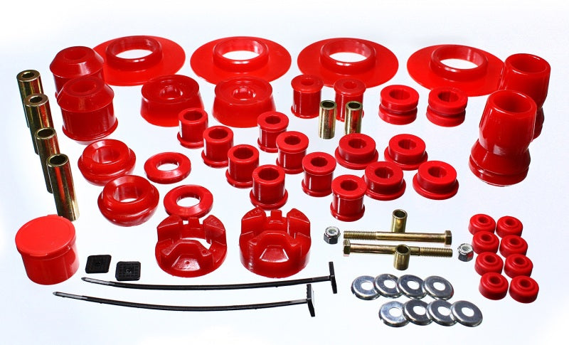Load image into Gallery viewer, Energy Suspension 01-05 Chrysler PT Cruiser FWD Red Hyper-flex Master Bushing Set
