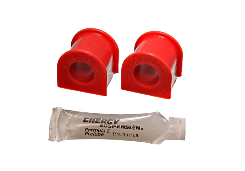 Load image into Gallery viewer, Energy Suspension 88-91 Honda Civic/CRX Red 18mm Front Sway Bar Bushings

