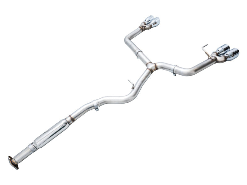 Load image into Gallery viewer, AWE Tuning 2022+ VB Subaru WRX Track Edition Exhaust - Chrome Silver Tips
