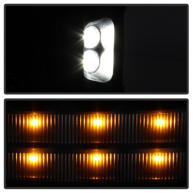 Load image into Gallery viewer, xTune Chevy Silverado 03-06 G2 Heated Smoke LED Signal Telescoping Mirrors MIR-CS03S-G2-PWH-SM-SET
