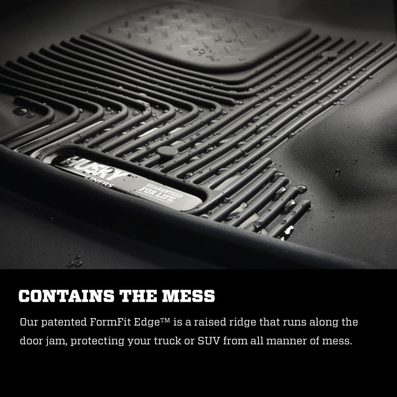 Load image into Gallery viewer, Husky Liners 2019 Chevy Silverado 1500 Crew Cab X-Act Contour Front Black Floor Liners
