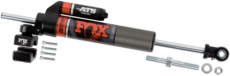 Load image into Gallery viewer, Fox 2007+ Jeep JK 2.0 Factory Series ATS Steering Stabilizer 22.15in Ext L - Orange Heritage Logo
