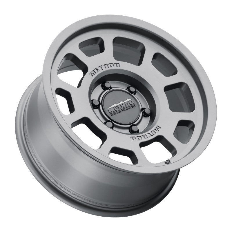 Load image into Gallery viewer, Method MR705 17x8.5 0mm Offset 6x5.5 106.25mm CB Titanium Wheel
