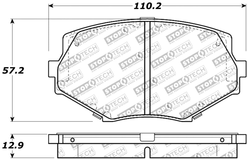 Load image into Gallery viewer, StopTech Performance 94-97/99-05 Miata w/Normal Suspension Front Brake Pads D635
