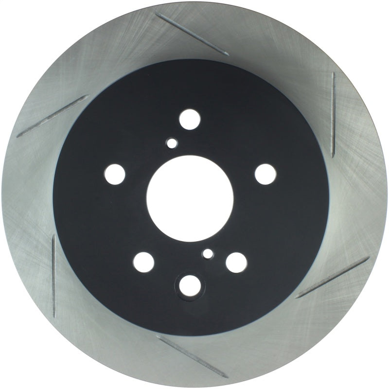 Load image into Gallery viewer, StopTech Power Slot 06-09 Lexus GS Series / 06-10 IS350 Rear Left Slotted Rotor
