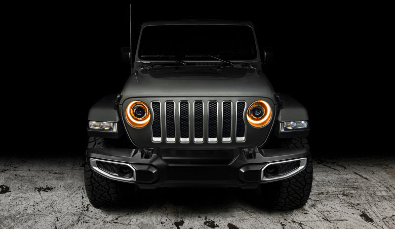 Load image into Gallery viewer, Oracle Jeep JL/Gladiator JT Oculus Switchback Bi-LED Projector Headlights - Amber/White Switchback
