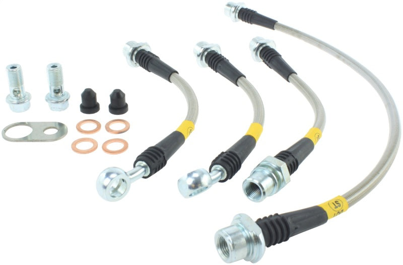 Load image into Gallery viewer, StopTech 08-11 Scion xB Rear Stainless Steel Brake Lines

