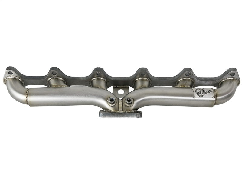 Load image into Gallery viewer, aFe Twisted Steel Header Turbo Manifold (T3) 98.5-02 Dodge Diesel Trucks L6 5.9L (td)
