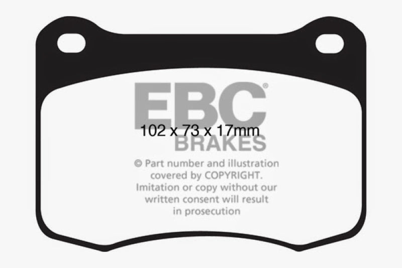 Load image into Gallery viewer, EBC 08+ Lexus IS-F 5.0 Yellowstuff Rear Brake Pads
