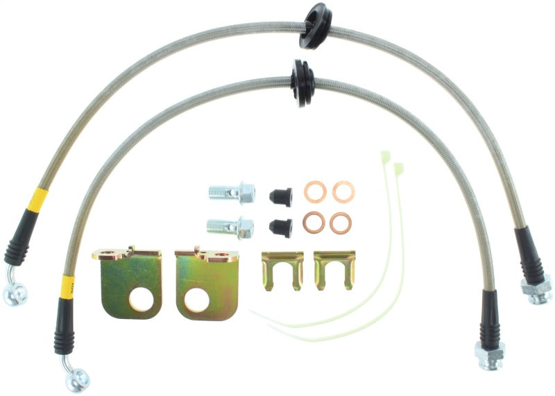 Load image into Gallery viewer, StopTech 04-06 Pontiac GTO Stainless Steel Front Brake Line Kit
