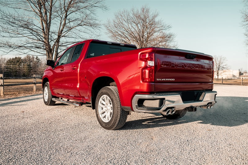 Load image into Gallery viewer, Corsa 19-23 Chevrolet Silverado 1500 Cat-Back Dual Rear Exit with Twin 4in Polished Pro-Series Tips
