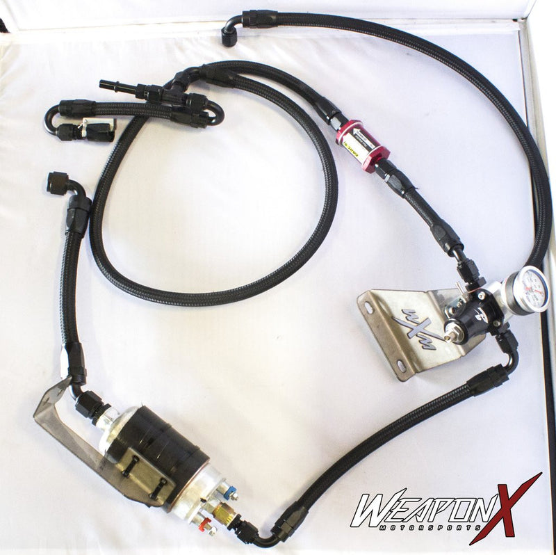 Load image into Gallery viewer, WXM Fuel Line Pump Kit with Return and Flex Sensor
